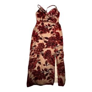 Adelyn Rae Burnout Rose Dress Size S NWT – Adjustable Straps, Floral Design